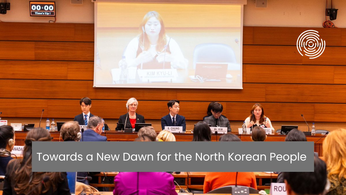 We were honoured to co-organise and participate in a Side Event at the #HRC55 , along with a global coalition of civil society representatives, to identify strategies to strengthen accountability outcomes for the North Korean people. More on the event cutt.ly/Pw2nJKqE