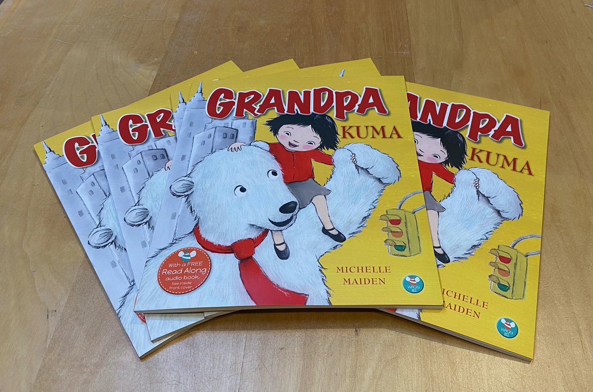 Advance copies of #picturebook Grandpa Kuma are in &amp; looking fab 🥳 Watch this space for exclusive #giveaways coming soon 📚👏

wackybeebooks.com/product/grandp…