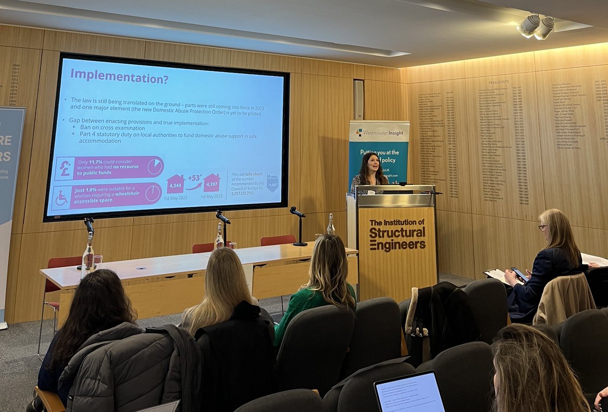 Excited to hear from policy expert @lucyrosehadley at today’s Tackling Domestic Abuse Conference and to get some informative legislative updates! 💡 #DomesticAbuseWM