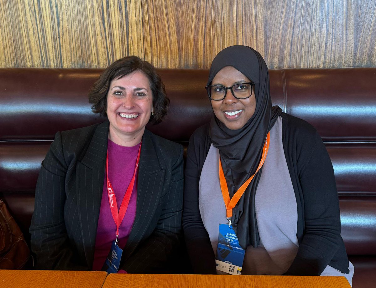 An excellent exchange between @FAO's Deputy-Director General @BethBechdol & @NGOConsortium Director @NimoA_Hassan on @FAOs SDGs' localization agenda, & the role of Somalian community-led organizations in food crisis contexts Thank you Ms. @NimoA_Hassan for the fruitful exchange!