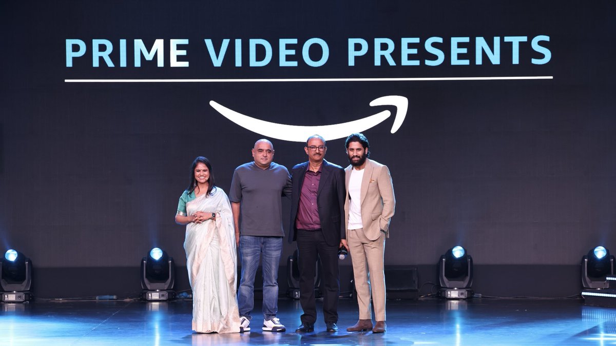 Celebrating #DhootaOnPrime - The most successful Telugu Original series on @PrimeVideoIN #AreYouReady #PrimeVideoPresents #DhoothaOnPrime @chay_akkineni @Vikram_K_Kumar @parvatweets @priya_Bshankar @ItsPrachiDesai @ishaanchhabra90 @nseplofficial