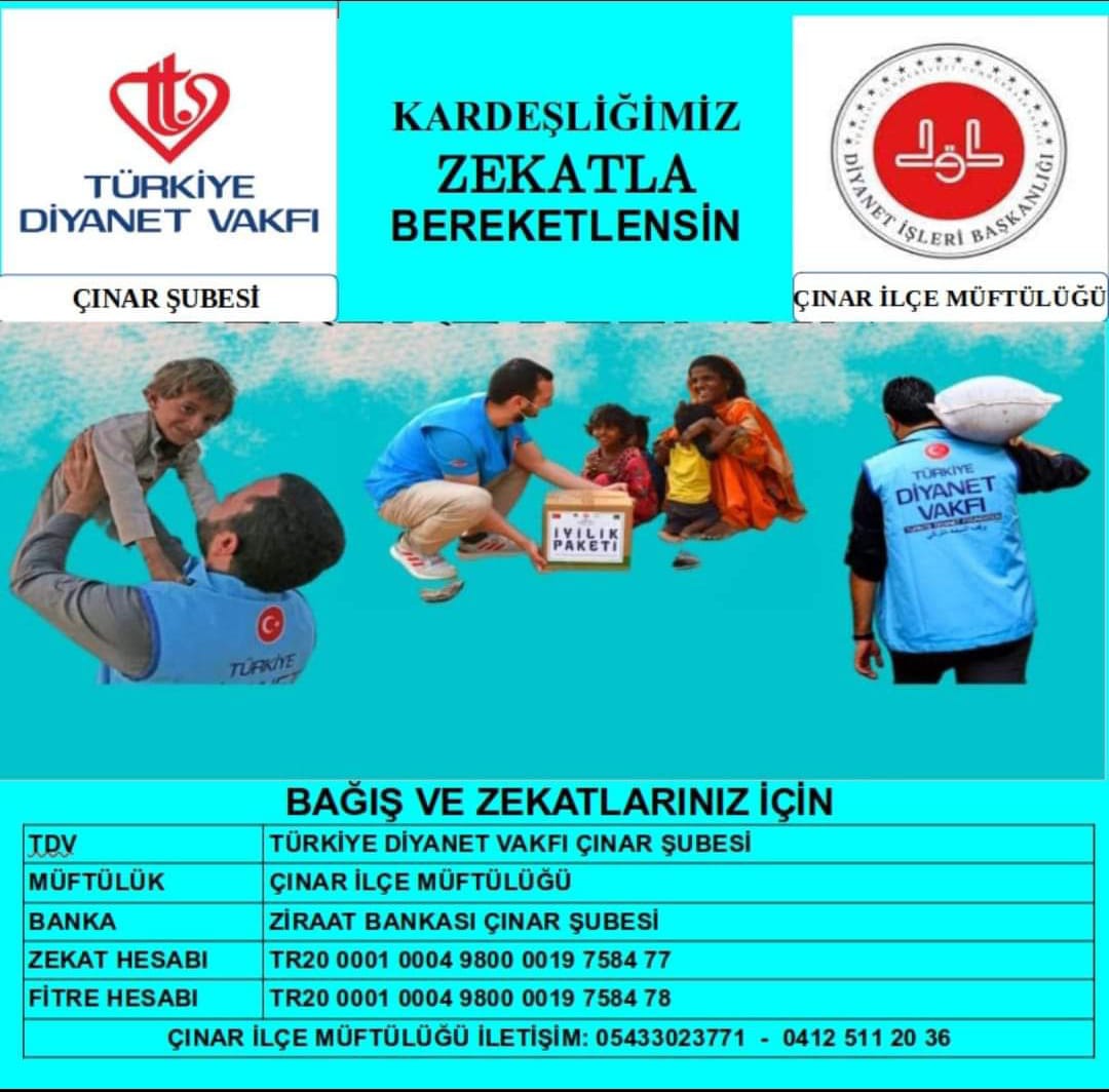 ÇINAR İLÇE MÜFTÜLÜĞÜ (@cinarmuftuluk) on Twitter photo 