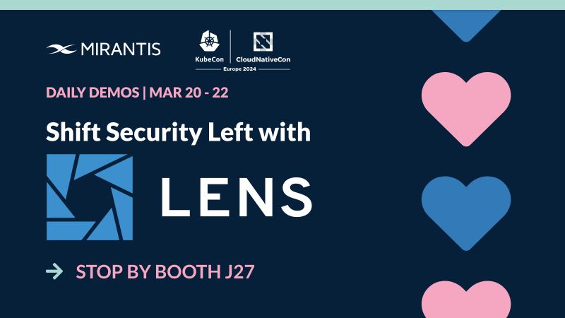 It's this time of the year again, #KubeConEU time! 🎉 Come say hi to Team Lens and get a demo, we're at the booth J27! 🚀 #kubecon #Kubernetes @KubeCon_