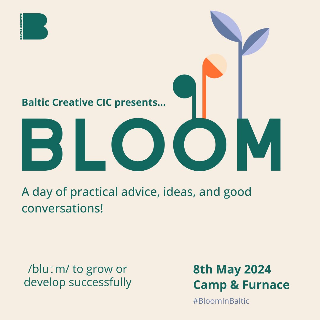 🌱 Get ready for Bloom! A new event from Baltic Creative designed to boost your business - with panel talks, Q&As, and networking opportunities. 📅 8th May 📍 Camp and Furnace Early Bird tickets available now! Don't miss out: ow.ly/8FoN50QVIaC #BloomInBaltic