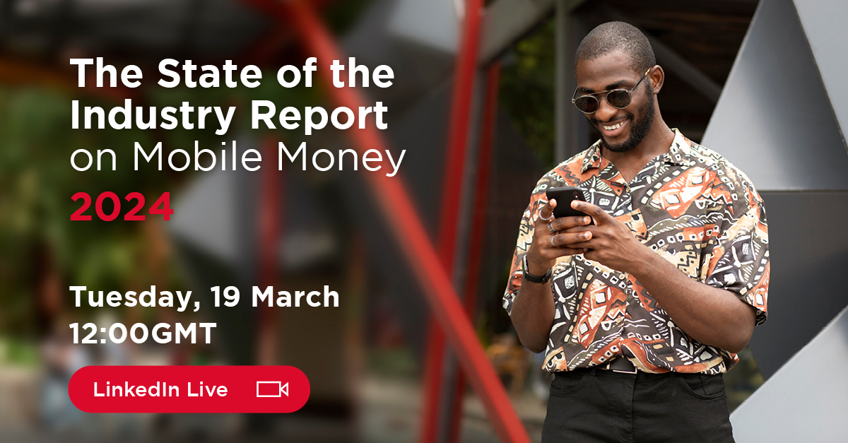 2 hours to go! Join the launch of #SOTIR2024 live on LinkedIn today at 12:00 GMT, alongside industry leaders from <a href="/orange/">Orange</a>, <a href="/AirtelMoney_Afr/">AirtelMoney_Africa</a>, <a href="/MTNGroup/">MTN Group</a> Fintech and <a href="/womensworldbnkg/">Women's World Banking</a> to discover the latest insights into the #MobileMoney industry. Sign up NOW: ow.ly/j0Pl50QNi3i