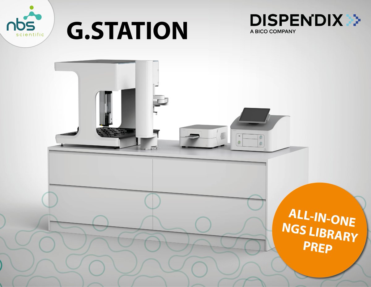 NBS Scientific is proud to offer a new liquid handling solution: G.STATION by Dispendix. This 3-in-1 package is suited for NGS Library Prep. Save effort and money with non-contact dispensing/bead-based clean-ups and work together in the cloud.

Read more: nbsscientific.co.uk/product/dispen…