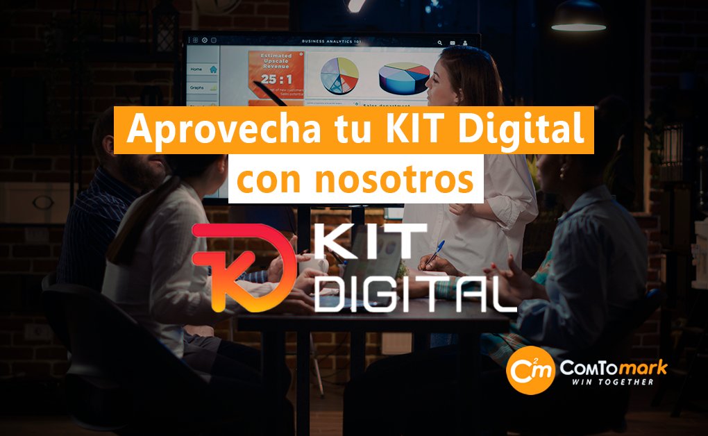 ¡Adquiere tu KIT DIGITAL con ComToMark! 📈 ✅ Sitio web y presencia en interne ✅ E-commerce ✅ Gestión de redes sociales ✅ Presencia avanzada en internet (SEO) ✅ Gestión de procesos ✅ Y lo que necesites Somos agente digitalizador y agente voluntario. comtomark.com/es