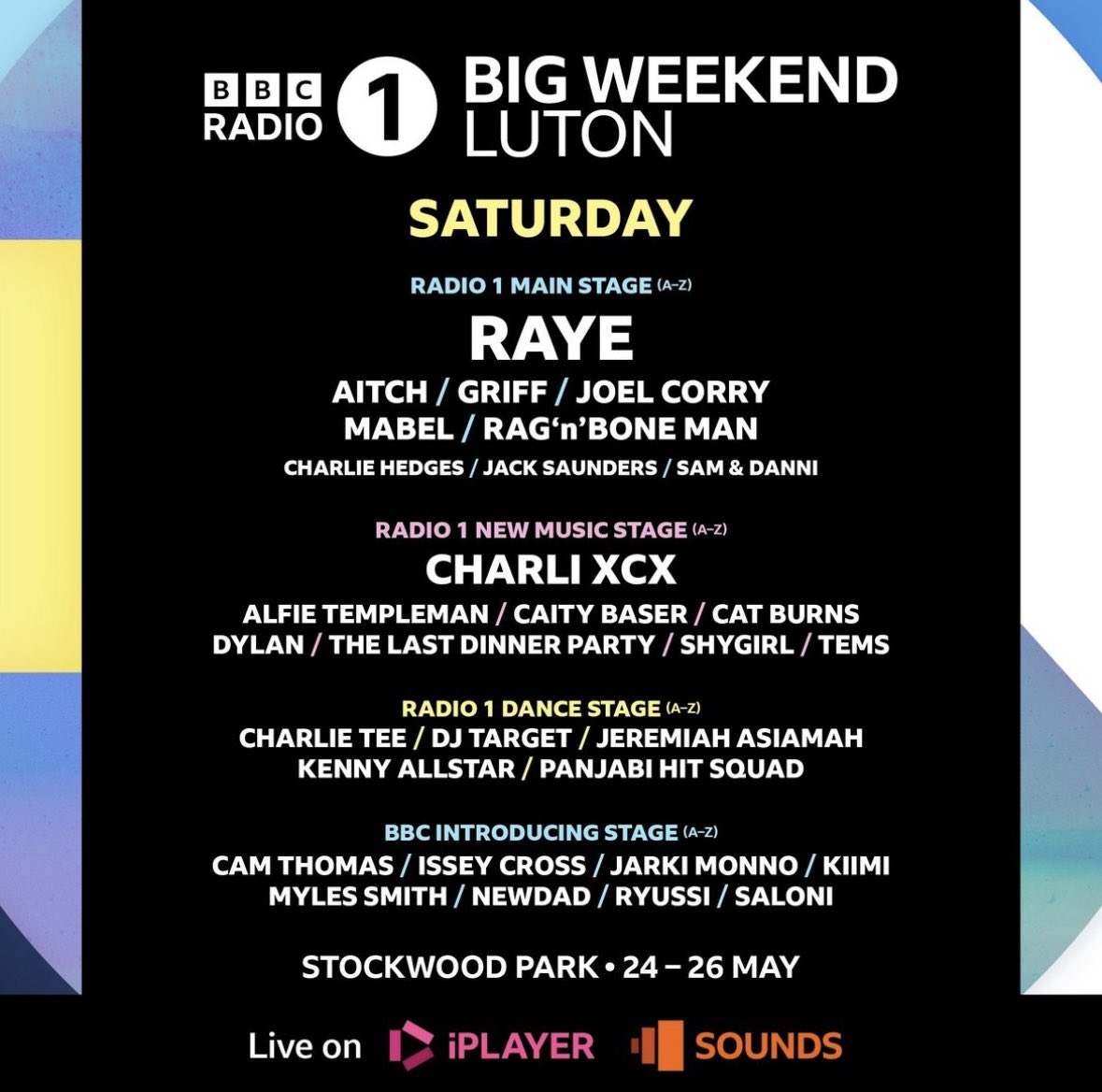 PanjabiHitSquad's tweet photo. 🚨JUST ANNOUNCED🚨 We will be joining @bbcradio1 BIG WEEKEND in #Luton 

📍We will be on the #DanceStage alongside an incredible line up including @djtarget  @kennyallstar @jeremiahasiamah @charlieteedj 

Tickets on sale this Thursday! https://t.co/fOP3BYcM7T
