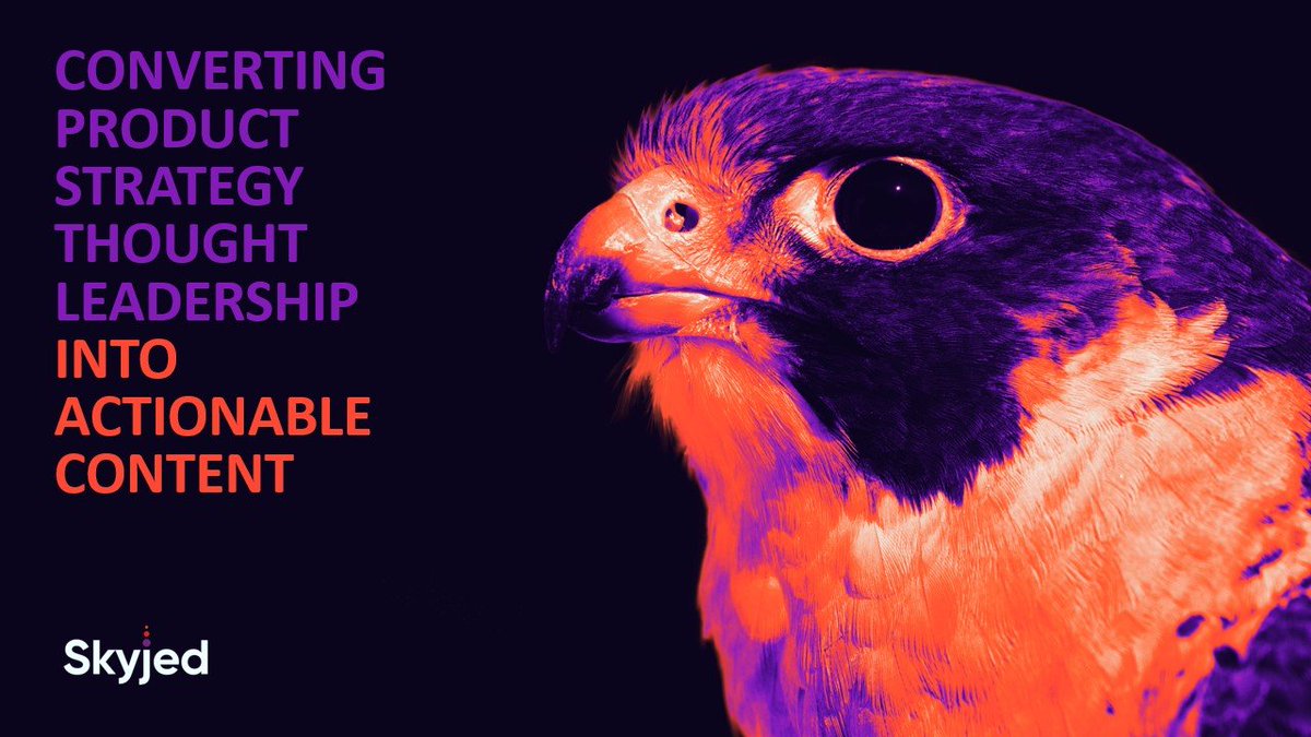 Skyjeddotcom's tweet photo. We'd welcome you taking a few minutes to read our latest blog, where Simon Tuddenham shares his thoughts as to how organisations can benefit from defining an approach to turning the wealth of available thought leadership into actionable content. 
https://t.co/W8Y6RXLJT9 https://t.co/VhmlgF5ufF
