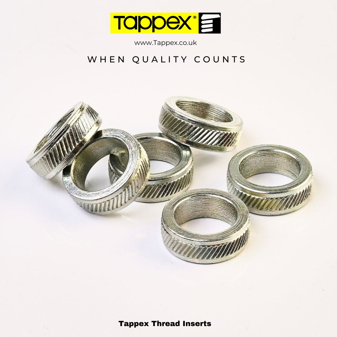 Tappex manufacture bespoke Compression limiters / anti-creep spacers to suit your unique applications. Manufactured in the UK and available in brass, steel, stainless steel or titanium.When you need quality thread insert #fasteners - talk to Tappex bit.ly/3l0q7rJ