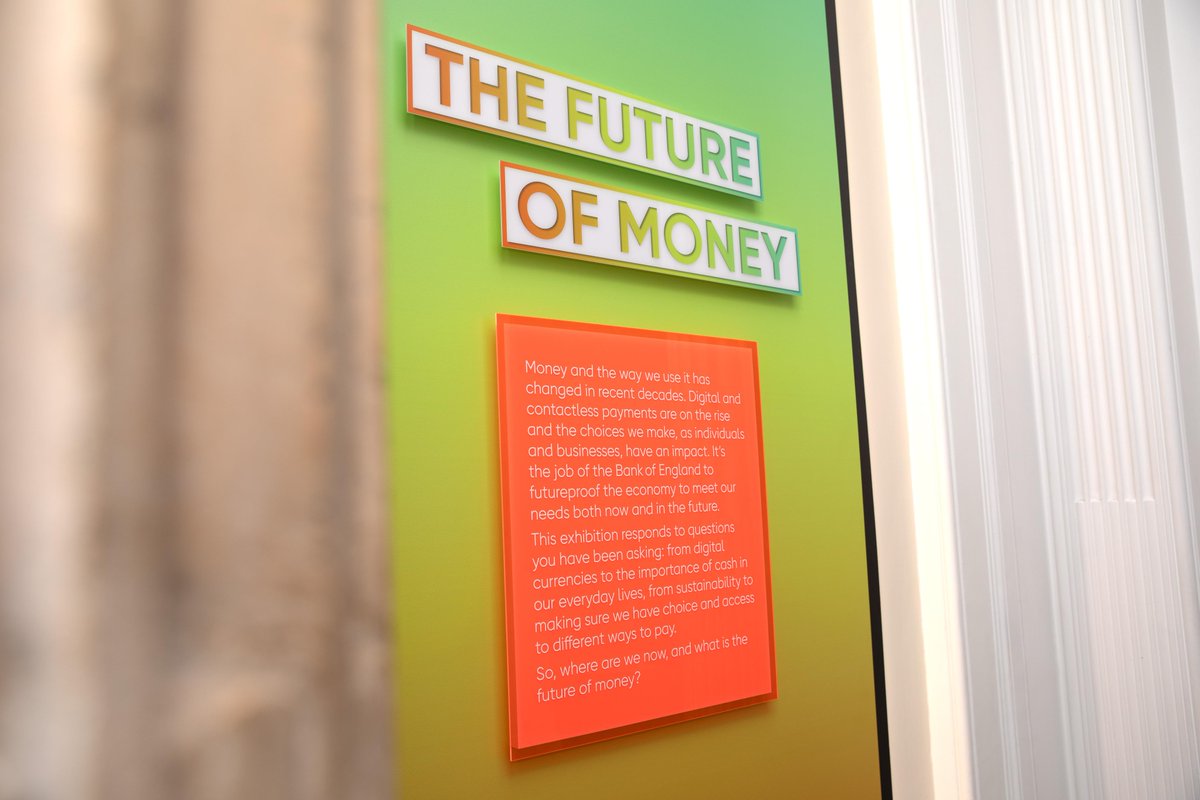 boemuseum's tweet photo. Join us this Thursday for our first #MuseumLate featuring our new exhibition #TheFutureOfMoney. Free curator-led tours of the exhibition will take place at 5.45 and 6.45pm.
📆: Thursday 21 March from 5 to 8pm (last entry 7.30)
Find out more: https://t.co/68c81m8PD3 https://t.co/eE5a7VNi7J