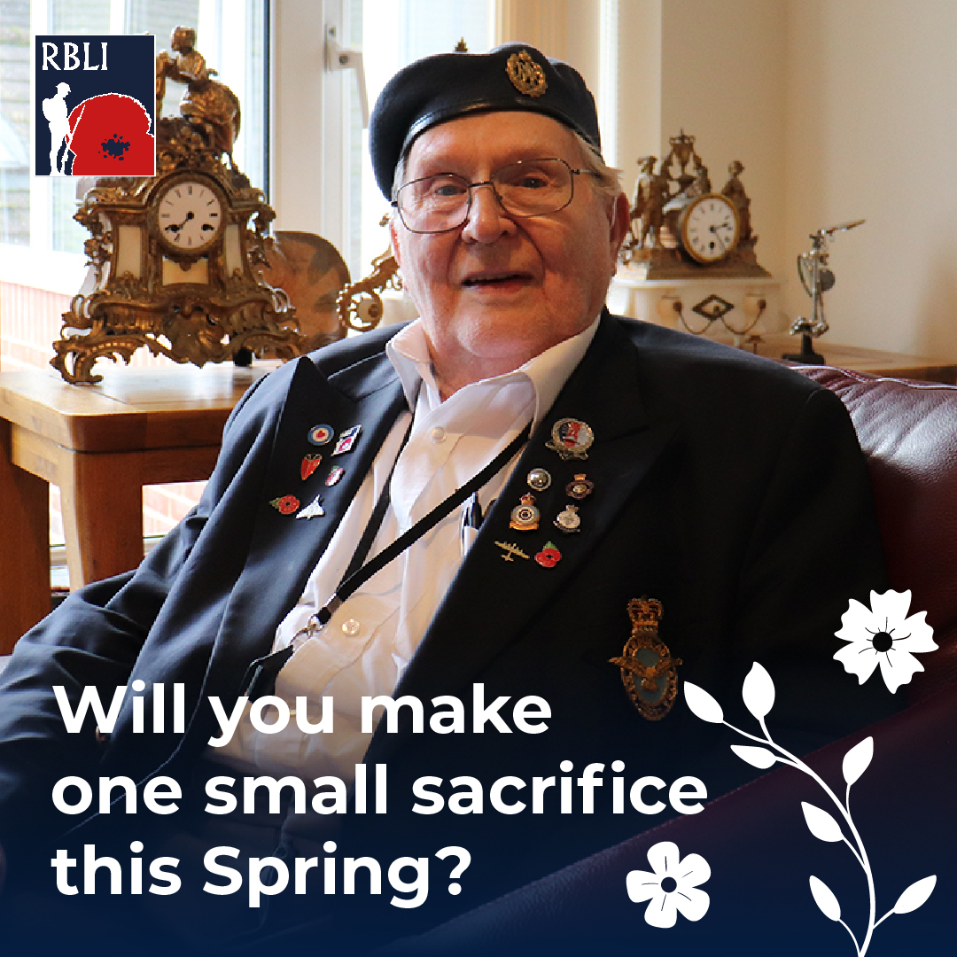 Thank you for the generous ‘swaps’ you have made over the last few weeks. There have been some great ideas! You are making a real difference to David and every veteran RBLI supports. What will you swap this week? Donate the difference here: brnw.ch/21wI0eb