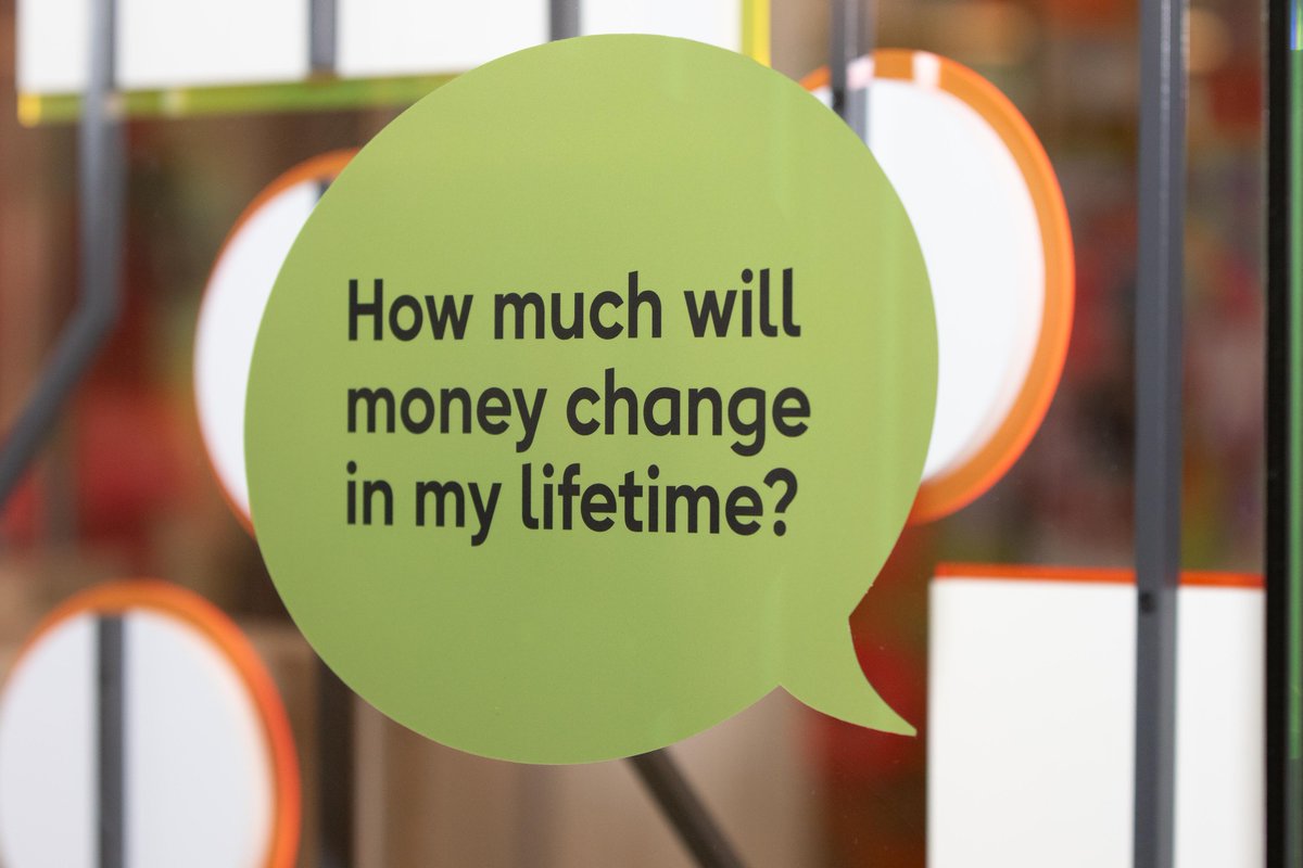 Join us this Thursday for our first #MuseumLate featuring our new exhibition #TheFutureOfMoney. Free curator-led tours of the exhibition will take place at 5.45 and 6.45pm. 📆: Thursday 21 March from 5 to 8pm (last entry 7.30) Find out more: b-o-e.uk/3x4pndq