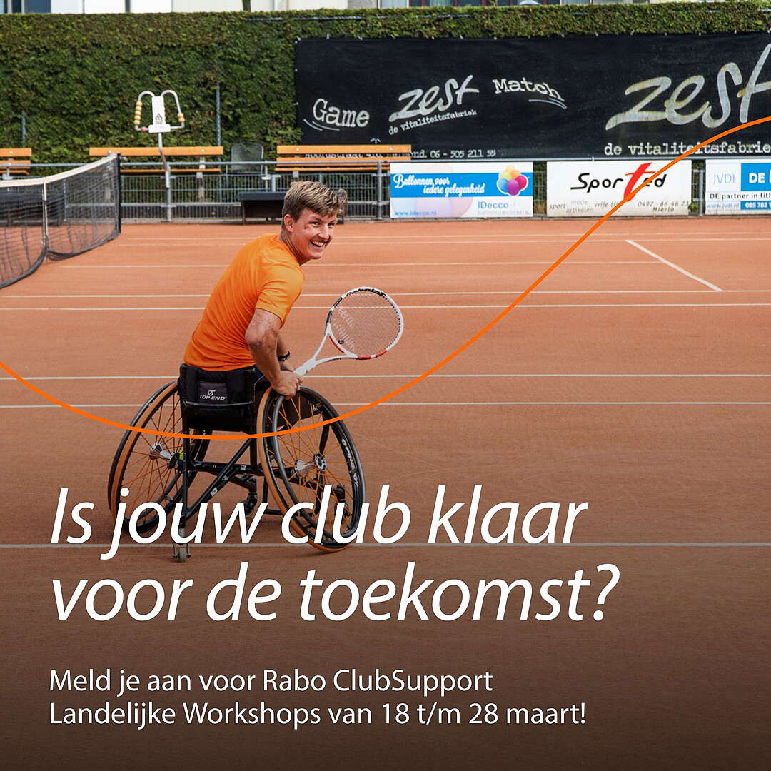HuisvoordeSport's tweet photo. Sportclubs opgelet! Online workshops van Rabo ClubSupport van 18 t/m 28 maart. Doe nieuwe inzichten op en ontvang actuele informatie over diverse thema's zoals verduurzaming, vrijwilligers en sponsorbeleid. Meer info/aanmelden: https://t.co/MX1IJuuqCO @Rabobank #blijfbewegen https://t.co/O4FxfFMMqi