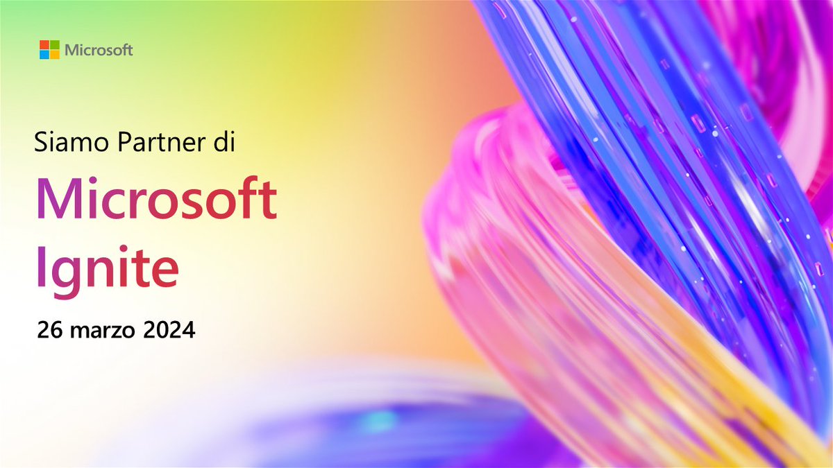 Il 26 marzo è il giorno di #MicrosoftIgnite.
📌 Se ti trovi a Catania o Napoli prendi parte al nostro #Watchparty, il momento dedicato alla diretta streaming dell’evento. 
 
- Watch Party di Napoli: bit.ly/4chLqxh
- Watch Party di Catania: bit.ly/43uhIkz