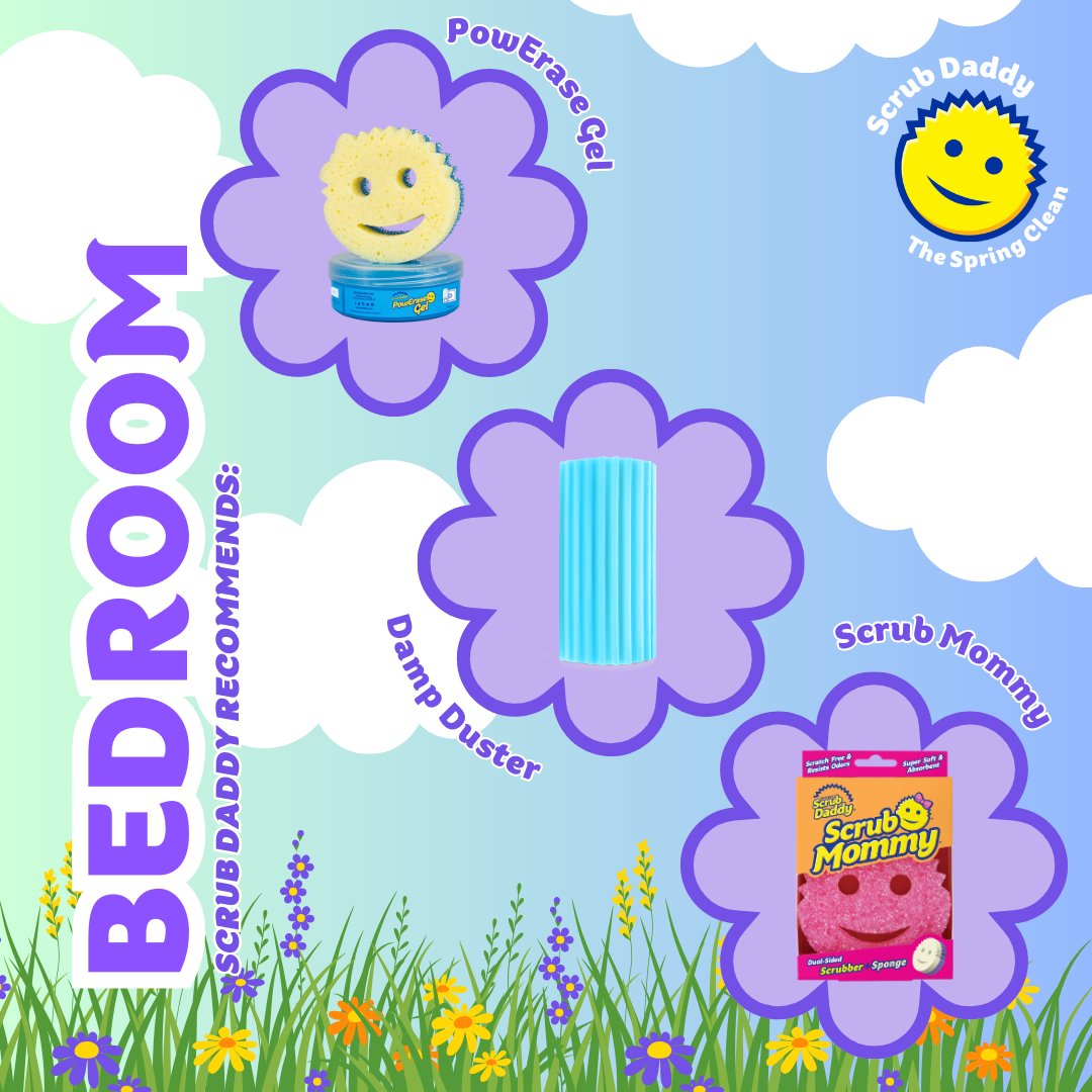 Ready for another week of spring cleaning? Scrub Daddy is here to help 🥰

Week 3: Make your bedroom the cosiest it can be 🛏😍

#scrubdaddy #springclean #scrubdaddyuk
