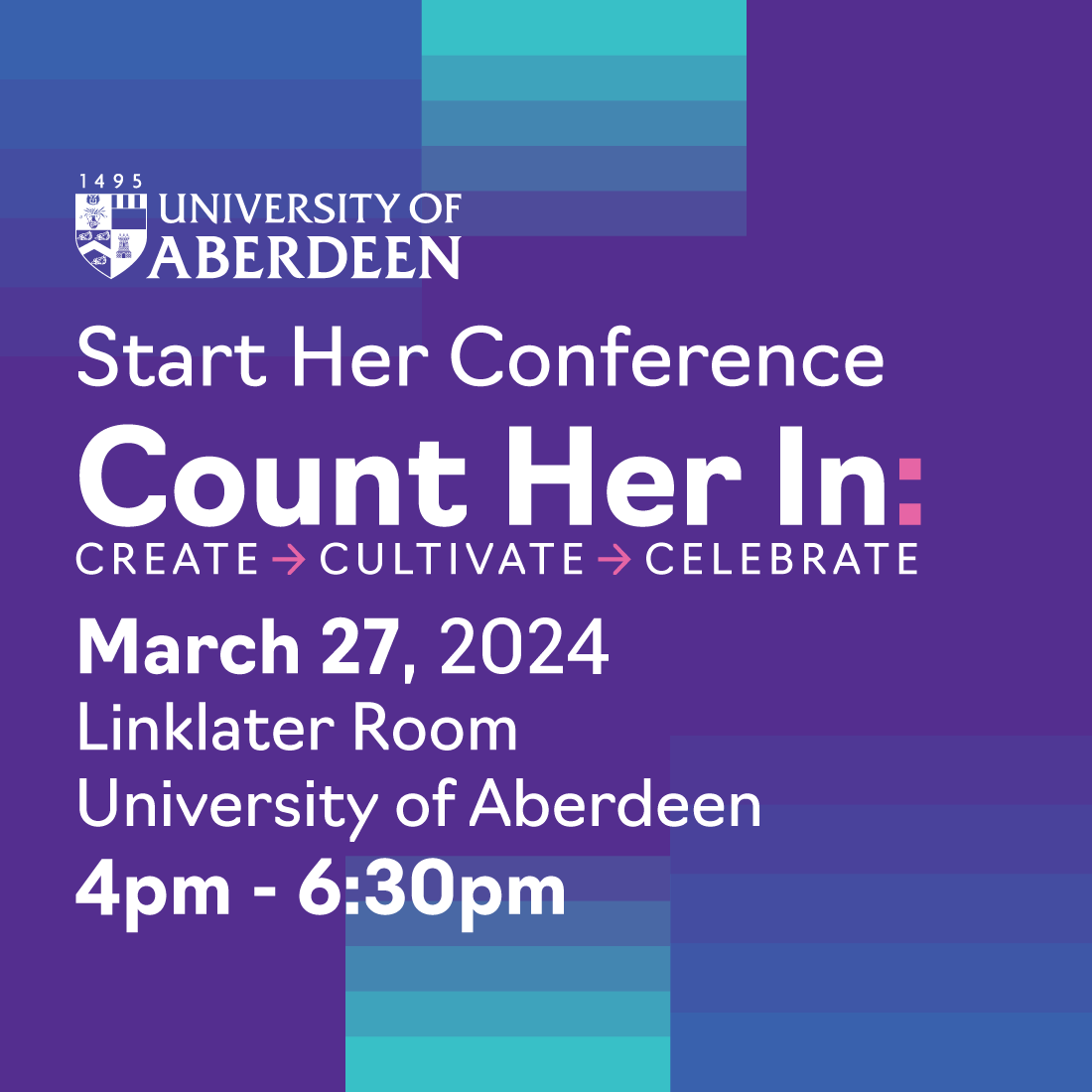 UoA_LLMVC's tweet photo. Join us on March 27 at the #UniversityofAberdeen for the #StartHer Conference - empowering more women to pursue their entrepreneurial dreams!
Engage in lively talks, connect with inspiring women shattering glass ceilings!
Book your FREE ticket now: https://t.co/RCCqDffstA https://t.co/j8PB6j9ycx