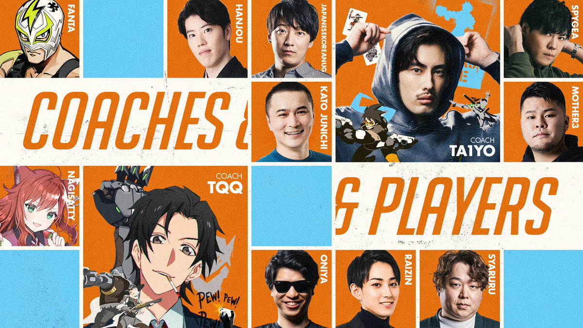 zetadivision's tweet photo. ✍️COACHES
@ta1yo_tv
@tqq999

⚡️HEROES
@mother3rrd (キャリー枠)
@spygea_jp (キャリー枠)
@Fanta_JPN
@hanjyou_
@JPKR_UG
@unkochan1234567
@Nagiponpoko
@oniyanogame
@Eclair08
@syaruruuu

#TA1YOGP https://t.co/c5CF4GLZGR