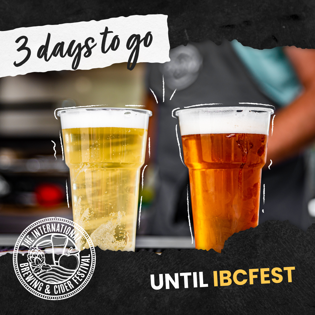 𝗧𝗛𝗥𝗘𝗘 𝗗𝗔𝗬𝗦 𝗧𝗢 𝗚𝗢 🗓️ The countdown is officially ON for the first-ever #IBCFest🍻 The judges have arrived & are evaluating all the #beers and #ciders entered into the @Brewingawards, which will be showcased this weekend 🍏🍺 Don’t miss out: ibcfest.com/tickets
