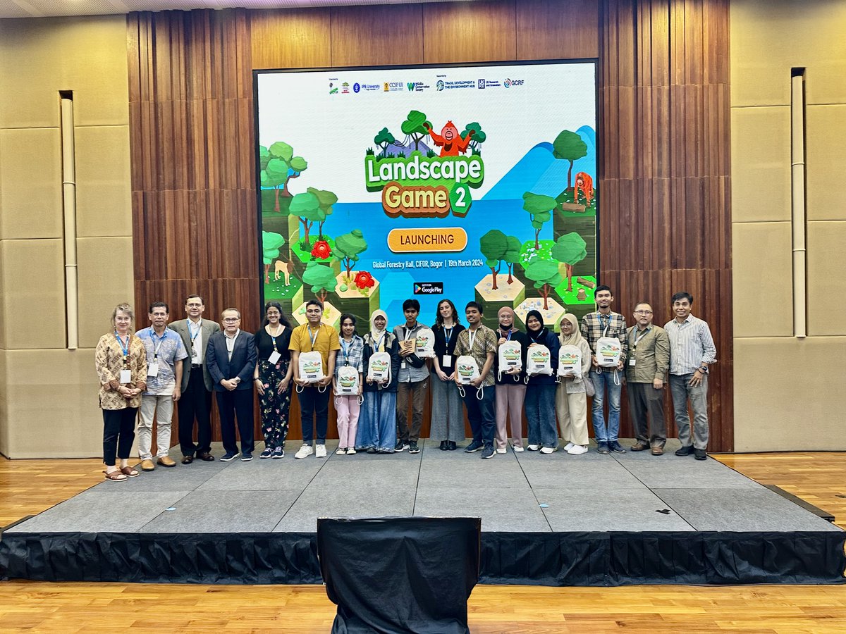 TheLandAlliance's tweet photo. @ipbofficial @brin_indonesia @KementerianLHK @IFSAdotnet @coravanoosten @GCRF_TRADE_Hub @UKRI_News @GCRF ๐ฎ Final session with the Landscape Game 2 contest!
๐ Congratulation to all the winners!
#TRADEHub #LandscapeGame2 https://t.co/dObu7HBaWd