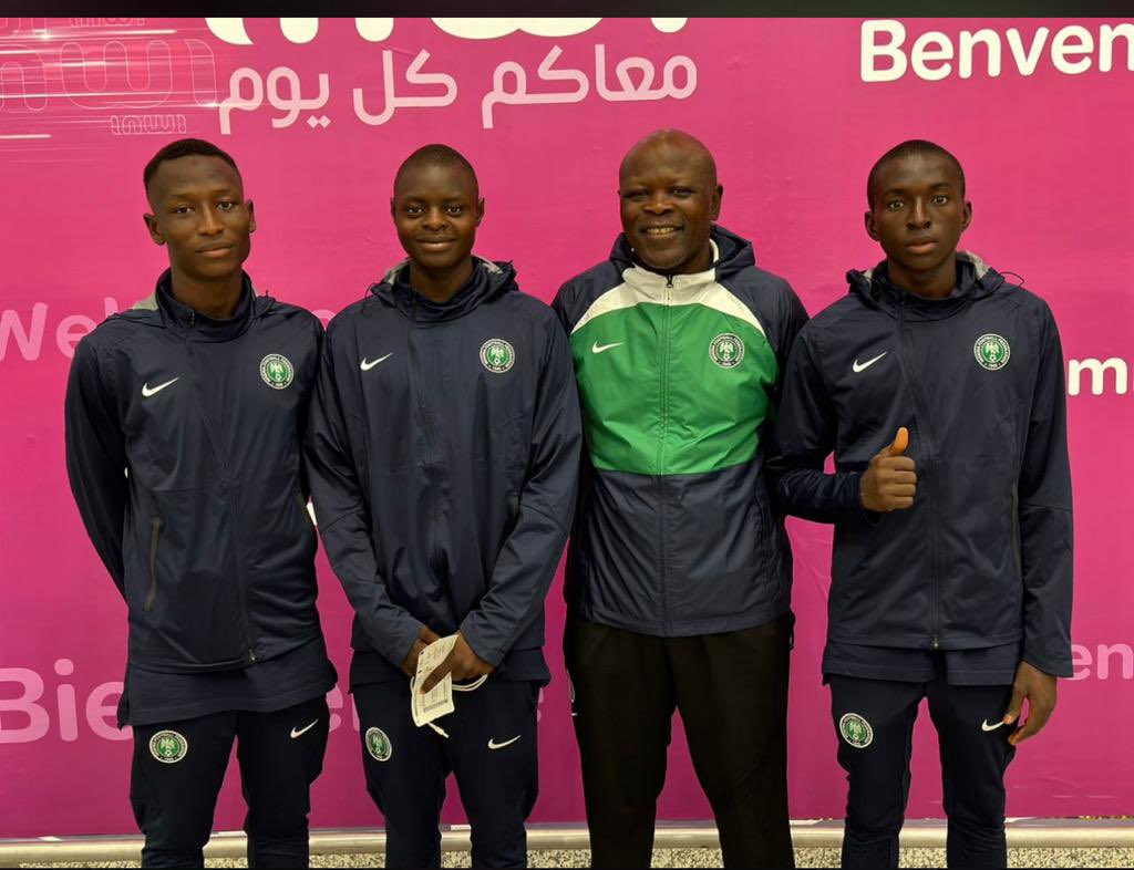 Umar Yusuf & Ahmad Nasir from our beloved Katsina have made it to the 21-man squad that left for Morocco to participate in the U16 tournament representing Nigeria. This is testament to the dedication of the team Mal. @dikko_radda put together at Katsina Football Academy(KFA).