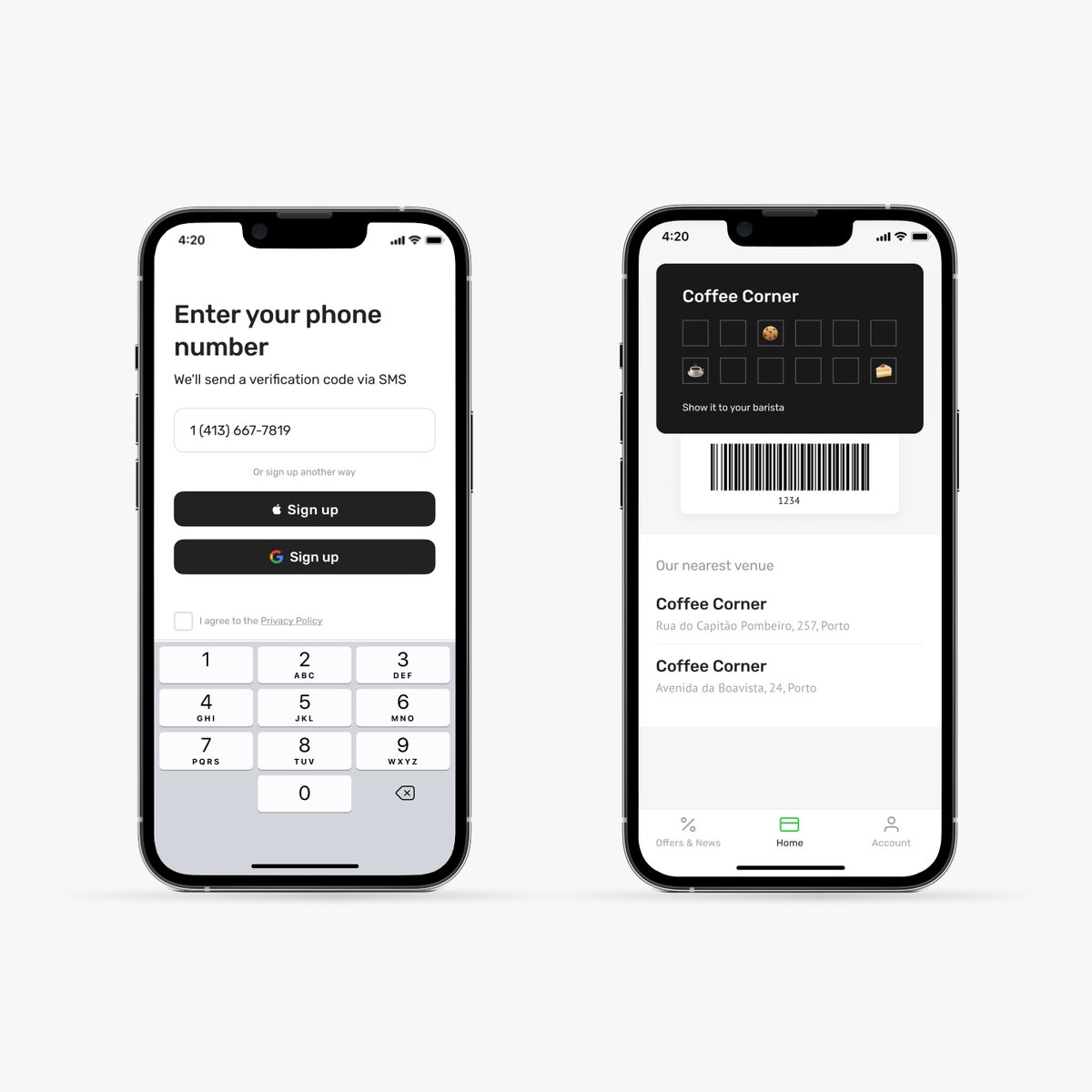 midloapp's tweet photo. What we offer for your customers?
A streamlined mobile app that replaces cumbersome paper loyalty cards. Now your customers will never leave their cards at home or lose it! 
Quick registration through SMS, Apple/Google Account, catering to your convenience. https://t.co/KFmKH1mn1m