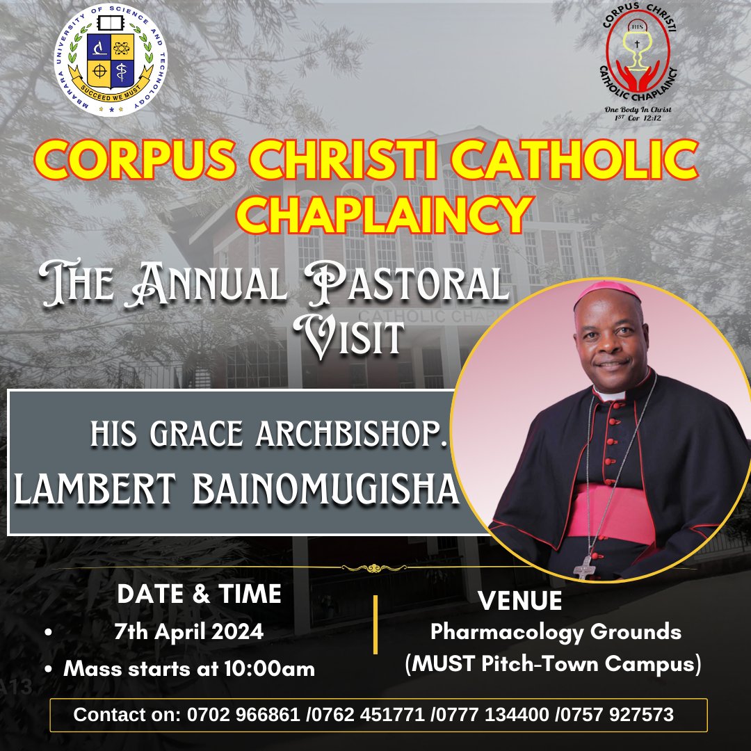 Corpus Christi Catholic Chaplaincy MUST (Official) (@corpusmust) on Twitter photo 