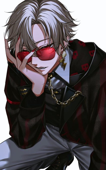 「open jacket red eyes」 illustration images(Latest)