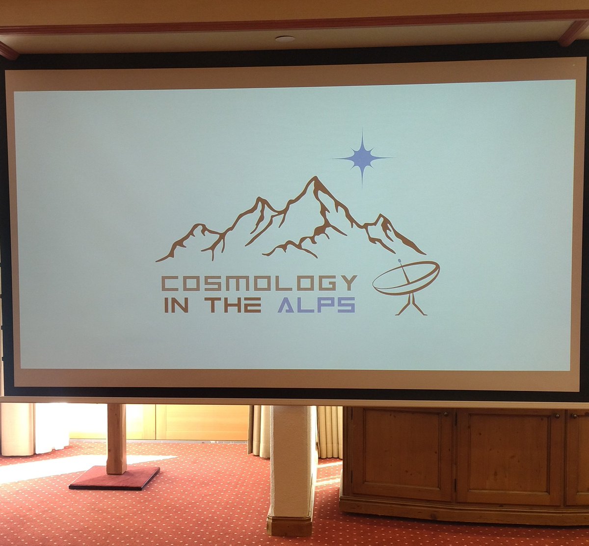 Scenic science-ing. #astronomy #cosmology #conferencing #cosmoalps