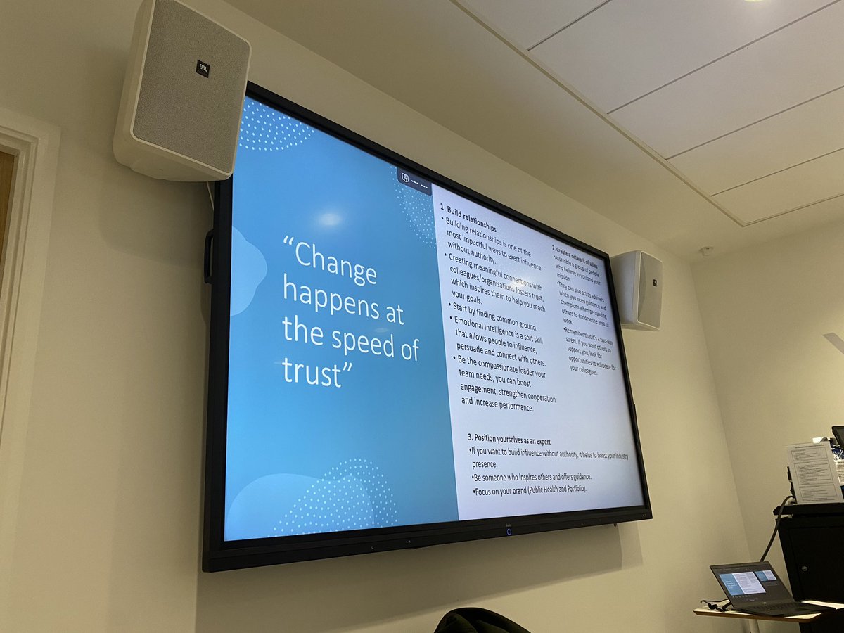 Public Health team away day at the beautiful new central library <a href="/MyNottingham/">🏹 My Nottingham</a>. Brilliant talk from <a href="/corder_matt/">Matt</a> about the new Thriving Nottingham service and how we can influence change.