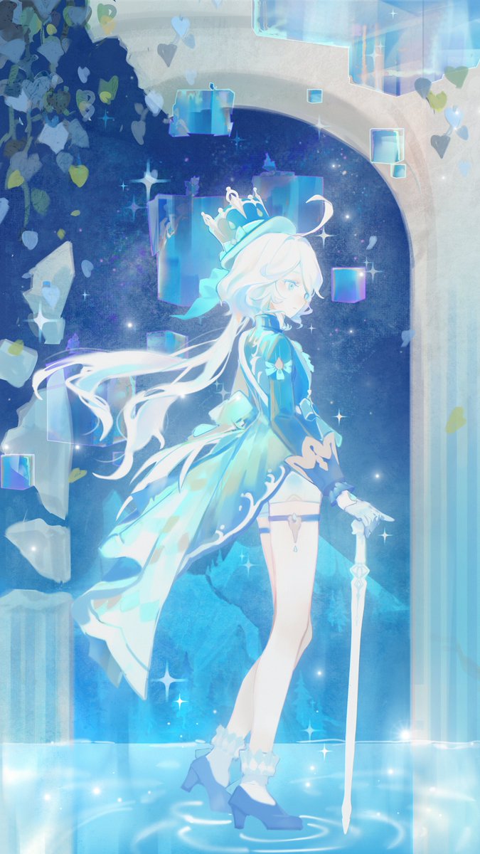 50Sioer's tweet image. 另一个色的芙芙，私心更喜欢这个）
#Furina