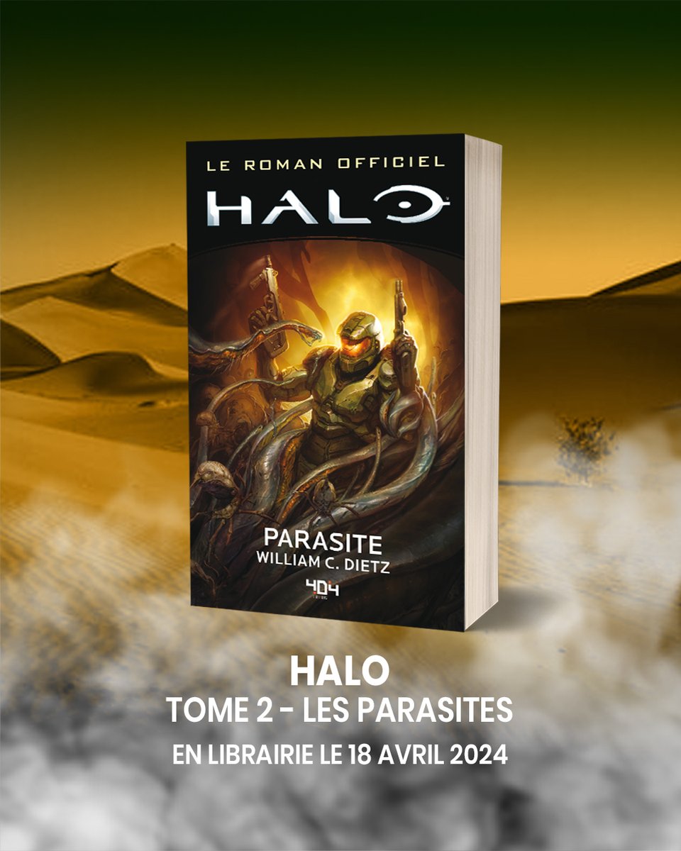 404editions's tweet photo. ➡️ BIENTÔT 👀 
. 
La question a beaucoup été posée. Nous sommes ravis de vous annoncer que le tome 2 du roman officiel Halo arrive en avril ! 
.  
🚀 Halo - Tome 1 - La chute de reach > https://t.co/VT3cU26Oan . #HaloTheSeries https://t.co/ADka7upXWZ