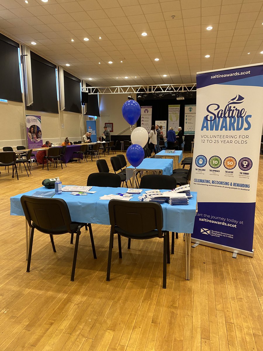 Getting set up here at Bowhouse Community Centre, we are so excited to chat all things funding as we celebrate 10 years of Falkirk Funders Fayres #FalkirkFundersFayre24