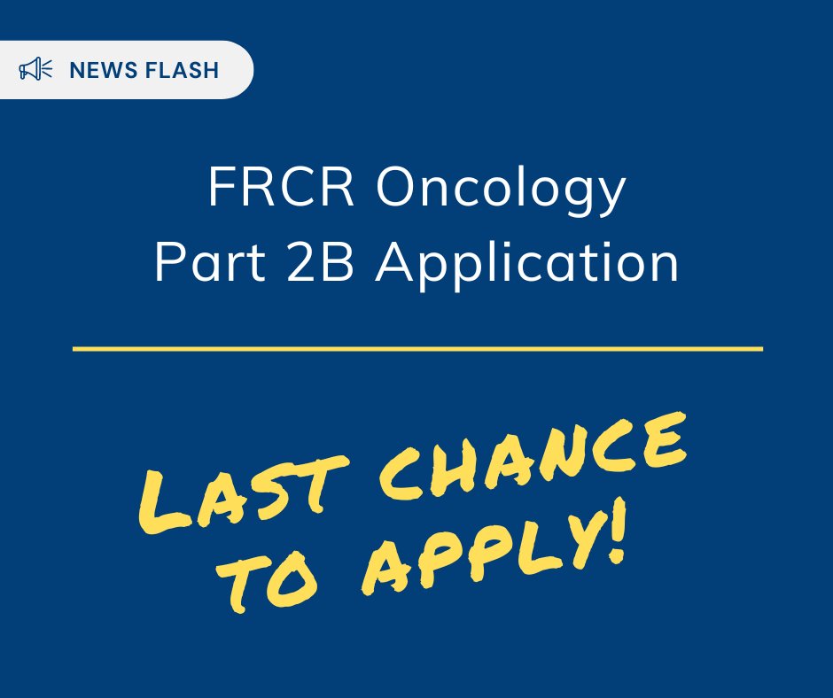 Applications for the FRCR Oncology Part 2B close today, so apply via the #RCR website to secure your place. Looking for a support group? Join the IMG Oncologists Facebook group for access to our next FRCR crash course! #img #imgconnect #doctor #oncologist #nhs #nhsjobs