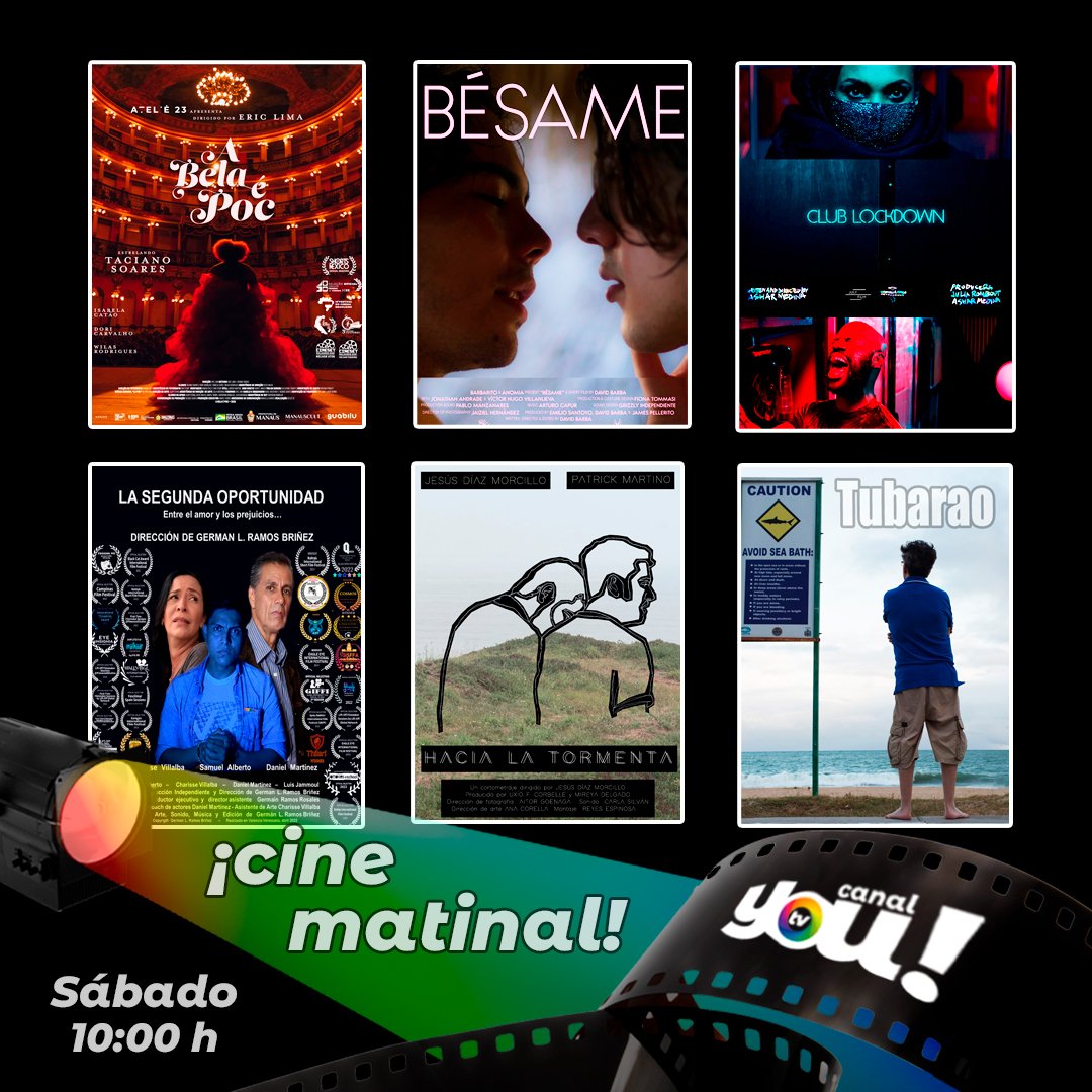 📺🏳️‍🌈🎬 Preparando un Especial Cine Matinal LGTBI para este próximo sábado a partir de las 10:00h. 

#canalyou #television #lgtbi #gayespaña #cine #cinelgtbi #cinegay