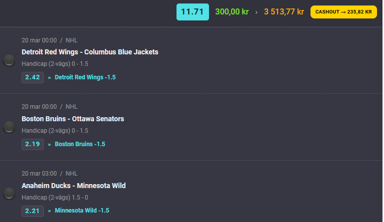 HornaSanels's tweet photo. 💥UTLOTTNING - Coola NHL-trippeln💥
@CoolbetSverige
Tävling!

Jag kommer att lotta ut 1000 kr var till tre personer ifall denna NHL trippel sitter. För att delta i utlottningen:
1. Följ @HornaSanels 
2. Gilla inlägget
3. Dela inlägget för en extra lott (frivilligt)

Nu kör vi! 💥 https://t.co/Sx7sZpOASU