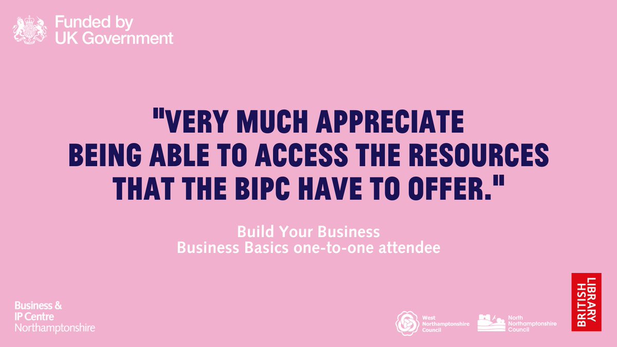 We’re always delighted to receive positive feedback from business owners and entrepreneurs who have benefited from our business resources and services. #UKSPF #BuildYourBusiness #testimonial #review #feedback #northantsbiz #smallbusiness #northampton #bipcnorthants