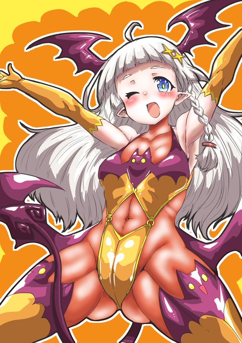 今日の日課はサキュバスコスあかり蕾ちゃんです 