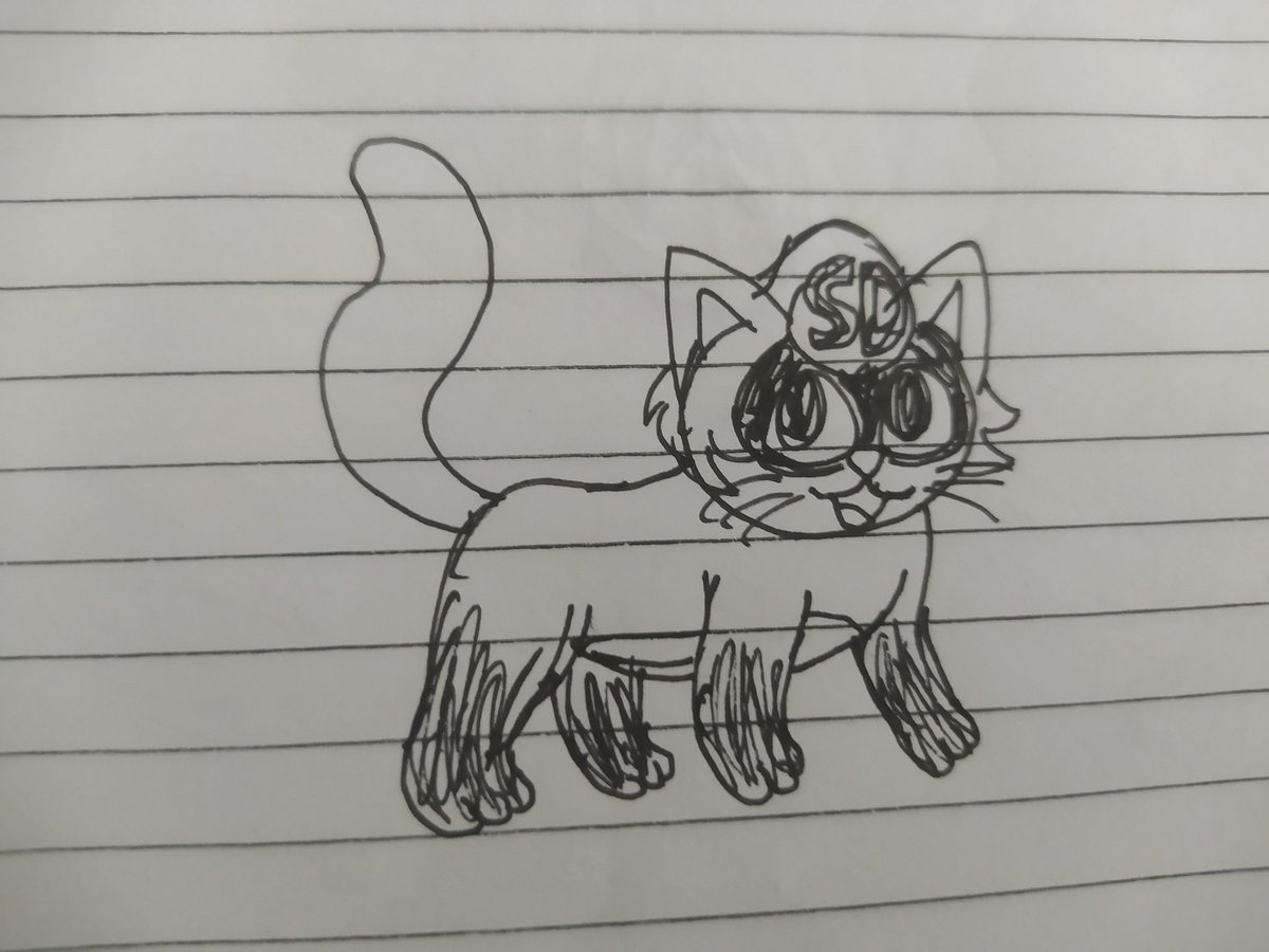 MGribbleston's tweet photo. I tried to turn Super Darling into a cat! Which one looks better? #WelcomeHome #wh #welcomehomeau #wallydarling #cat #welcomehomesuperheroau #au #superdarling https://t.co/FUGS10nfMe