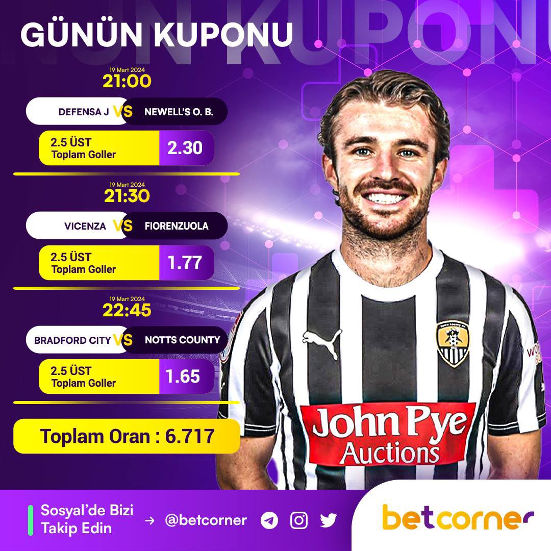 🎉#Betcorner ile Günün Kazandıran Maçları‼️

🏆Onlarca lig ve binlerce maça en yüksek oranlar!

🎁Extra Kazanç İçin Harekete Geç !

📌GÜNCEL GİRİŞ
heylink.me/betcorner/