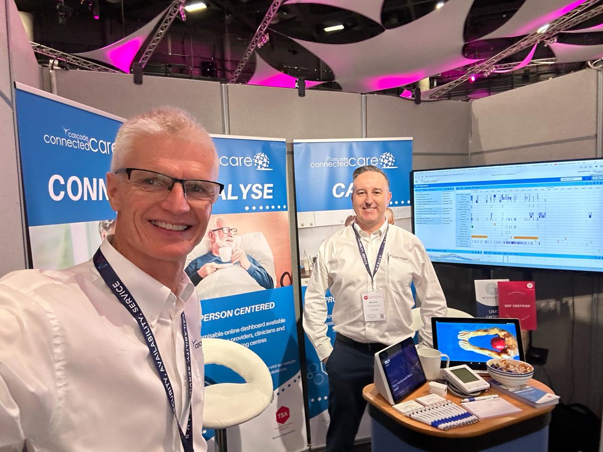 Cascade3d's tweet image. It&apos;s day 2 of the @TSAVoice ITEC conference, in Birmingham. Will and Gerry are ready for another great day of networking. If you are visiting pop by and say hi to them at stand 30. #ITEC2024