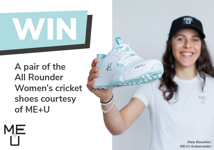 WIN! A pair of Women's All Rounder Cricket Shoes courtesy of @me_plusu thecricketer.com/Topics/competi…