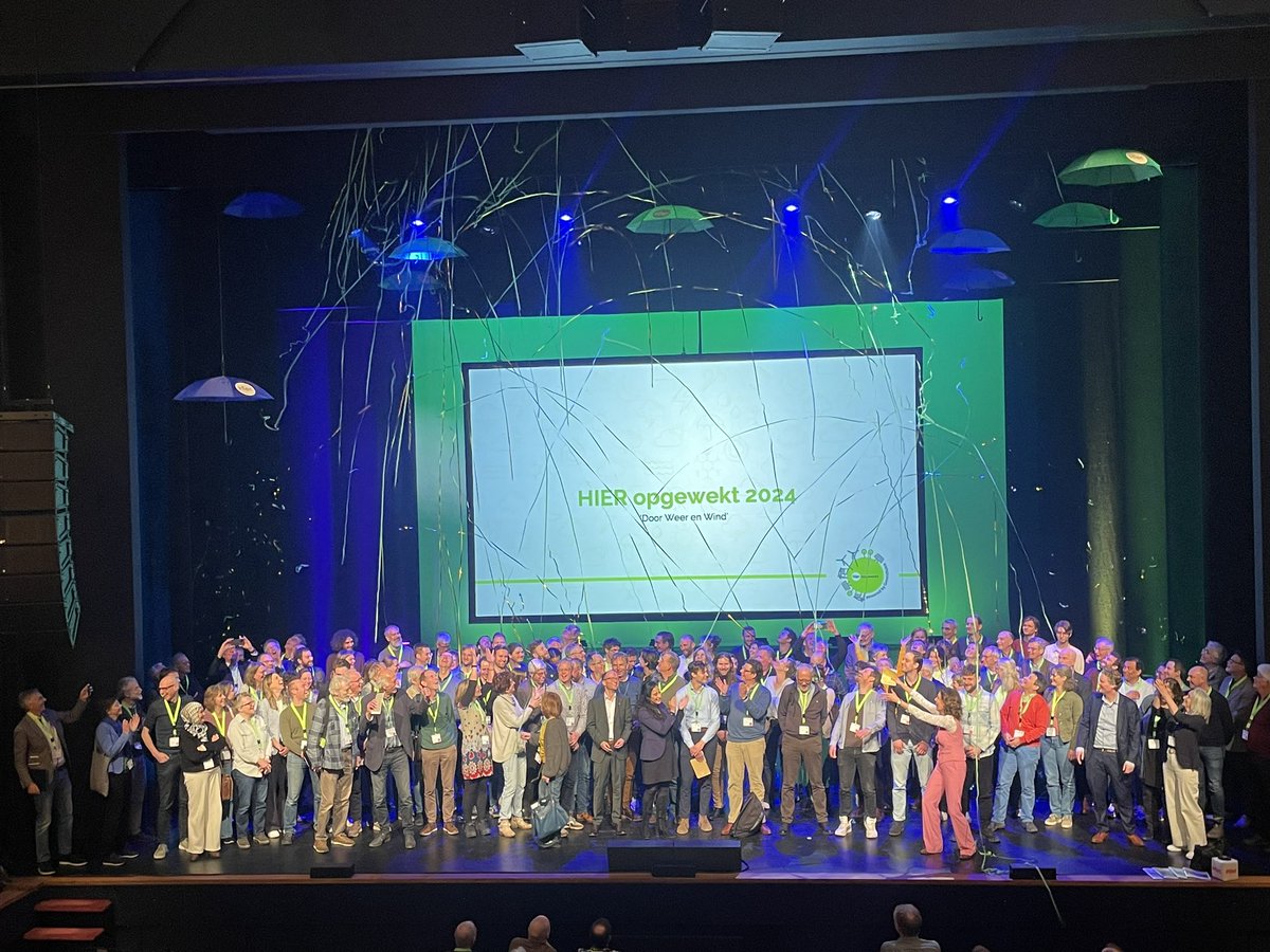 Een lintjesregen als ode aan al die hardwerkende initiatieven, door weer en wind! #hieropgewekt2024