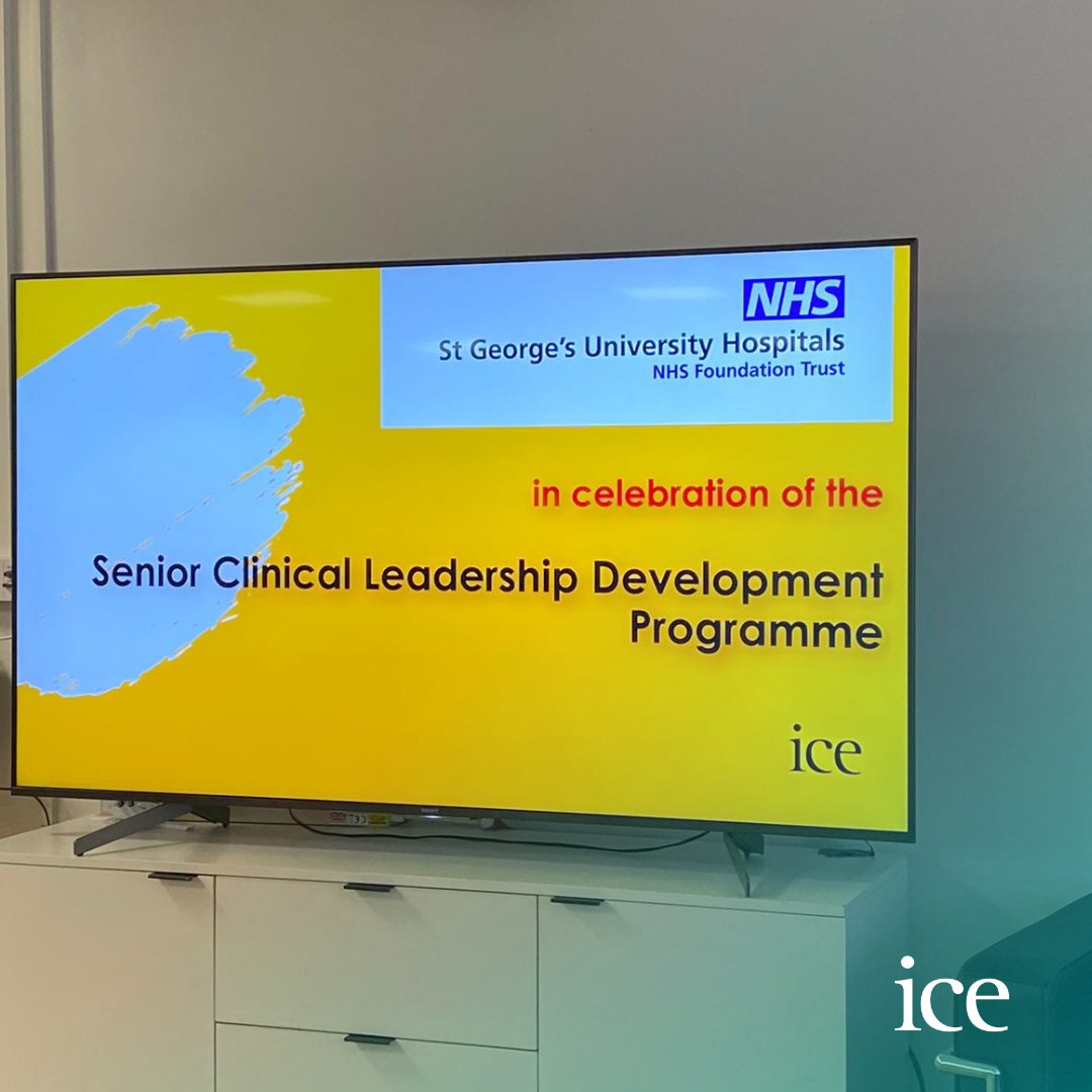 Here is a quick preview of a fantastic day spent at @StGeorgesTrust in London yesterday, celebrating cohorts 5,6,7 and 8 completing the Senior Clinical Leadership Development programme, designed and delivered in partnership with ICE 🩺

#RemarkableCareEveryTime #MakeBetterHappen