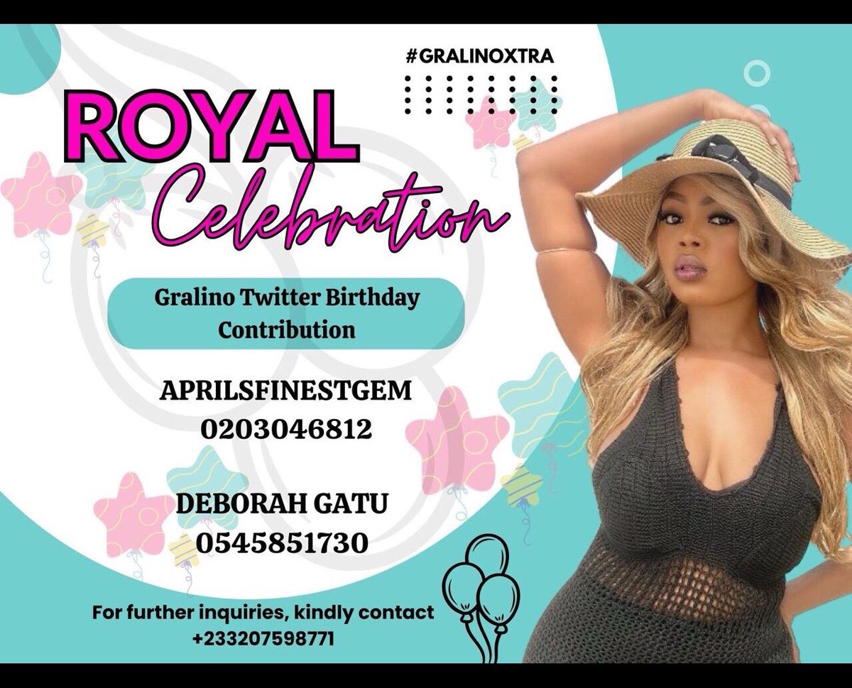 Gralinos Gralinos Gralinos pls our Royal birthday Celebration is still on pls don’t forget to drop yur contribution cus we running out of time 🙏🏻🙏🏻🙏🏻let’s do dis guys 🙏🏻💙💙💙💙 #GRALINOXTRA #Royalcelebration