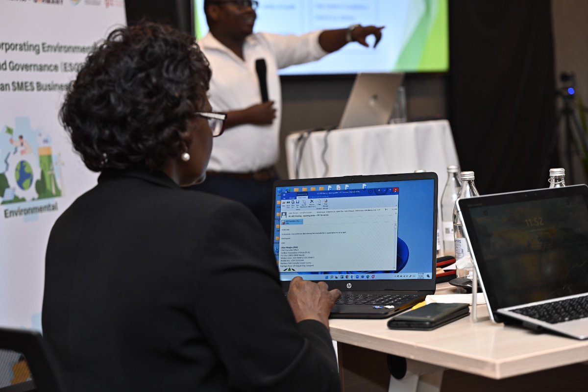 AsnetKenya's tweet photo. This initiative spans across 8 training sessions. 🌿💼 Over 100 attendees joined our Occupation Health Safety training . Stay tuned for more on our #ESG program for East African SMEs. #sustainability #training #ASNET #GIZ #SustainableBusiness #AWE https://t.co/jeN7PLkyKS