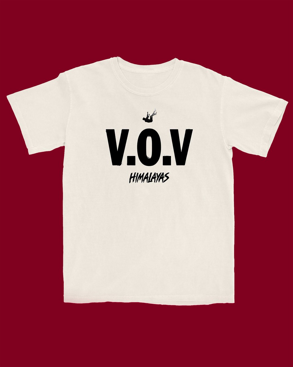 HimalayasBand's tweet photo. We’ve just updated our merch store including a brand new V.O.V lyric tee!! Head over there whilst stock lasts, We only made 50 of these! - https://t.co/Cp8lMYyESl https://t.co/2k9HWFoUW6