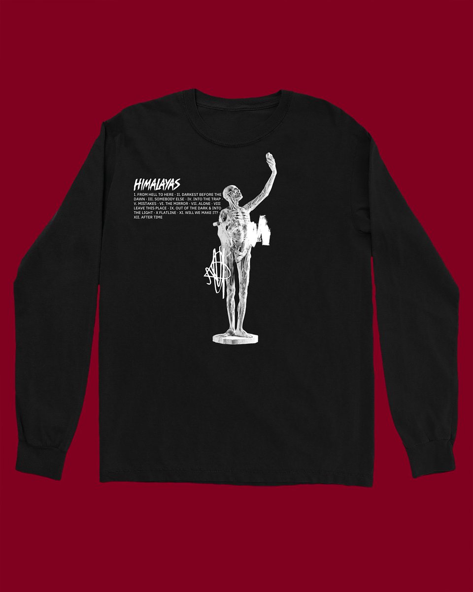 HimalayasBand's tweet photo. We’ve just updated our merch store including a brand new V.O.V lyric tee!! Head over there whilst stock lasts, We only made 50 of these! - https://t.co/Cp8lMYyESl https://t.co/2k9HWFoUW6
