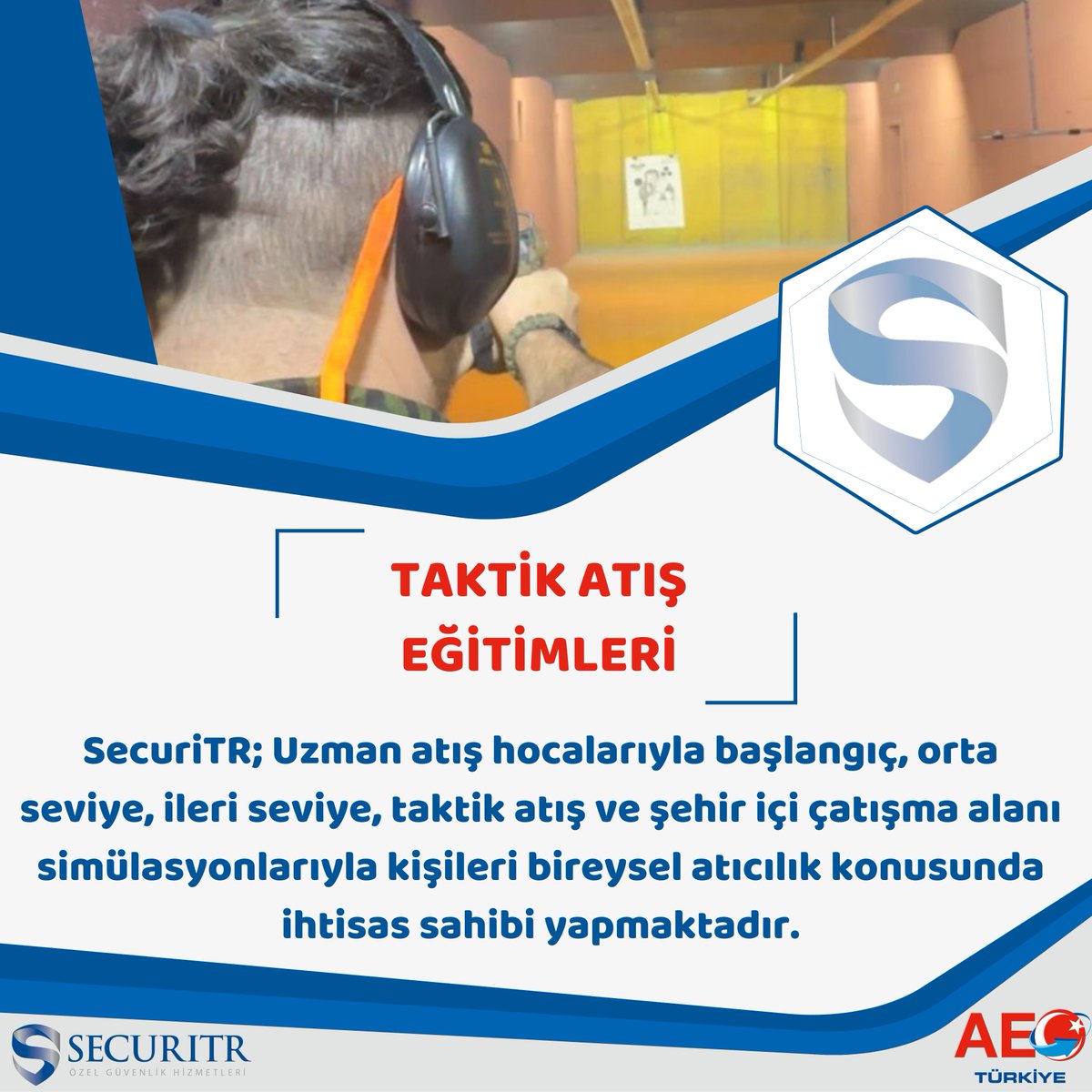 securitr_'s tweet photo. TAKTİK ATIŞ EĞİTİMLERİ
SecuriTR; Uzman atış hocalarıyla başlangıç, orta seviye, ileri seviye, taktik atış ve şehir içi çatışma alanı simülasyonlarıyla kişileri bireysel atıcılık konusunda ihtisas sahibi yapmaktadır. https://t.co/GNBPEhmmtg