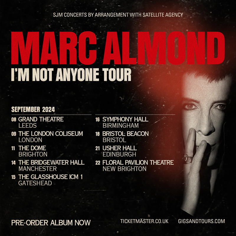 Congratulations to @MarcAlmond who has today announced that his new album, I'm Not Anyone, will be released on CD, Vinyl & Digital in July. Marc will also be playing some live dates in the UK in September.❤ The album is available to preorder now. MORE: softcell.co.uk/store